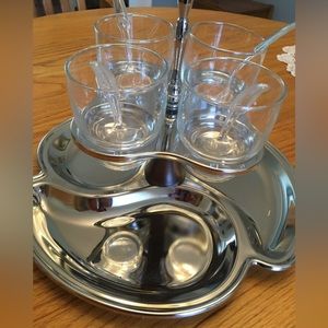 Crudités lazy Susan